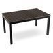 Стіл Розкладний обідній ARGOS MEBEL ELITE 140(180)х90 Темно-сірий дуб/чорний фотографія
