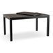 Стол Раскладной обеденный ARGOS MEBEL ELITE 140(180)х90 Темно-серый дуб/черный