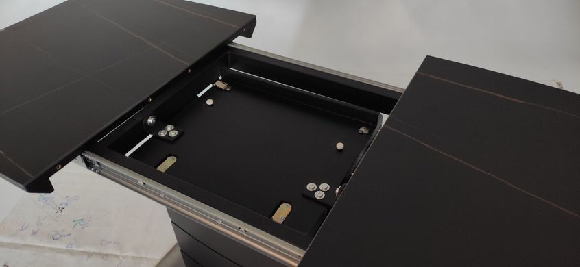 Стол раскладной TML-850 VETRO 110(150)x70 Черный Оникс фотография
