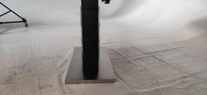 Стол раскладной TML-850 VETRO 110(150)x70 Черный Оникс фотография