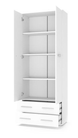 Вітрина LIMA REG-2 Halmar 200 Білий фотографія
