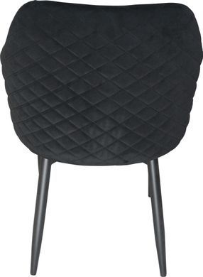 Кресло ASTOR Velvet Signal Черное фотография