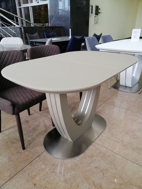 Стол раскладной TML-765-1 VETRO 120x80 Матовый Капучино фотография