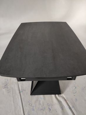 Стол раскладной TML-820 VETRO 140x95 Графит / Черный фотография