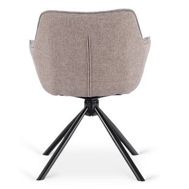 Стілець поворотний MEBEL ELITE PEONY 2 Капучино фотографія