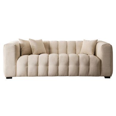 Софа MODERNO 3S MEBEL ELITE 235 см ткань Кремовый фотография