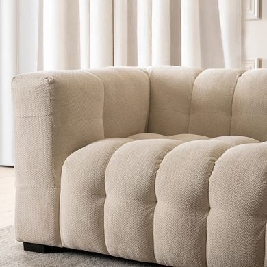 Софа MODERNO 3S MEBEL ELITE 235 см ткань Кремовый фотография