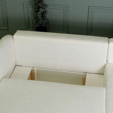 Кутовий диван MEBEL ELITE OLE 250 см Кремовий (правий) фотографія