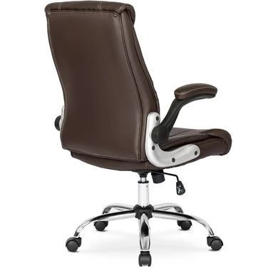Стул офисный поворотный MEBEL ELITE SORIN экокожа Коричневый фотография