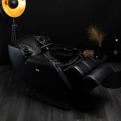 Массажное кресло MEBEL ELITE RX ULTRA PRO MAX экокожа черный фотография