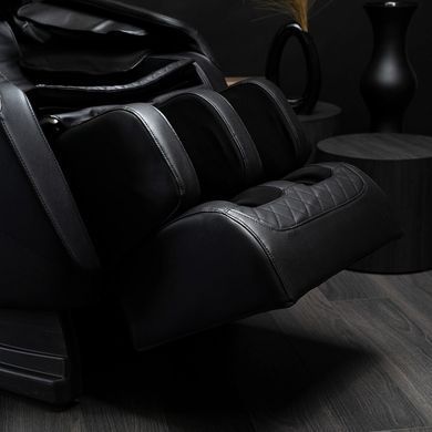 Массажное кресло MEBEL ELITE RX ULTRA PRO MAX экокожа черный фотография