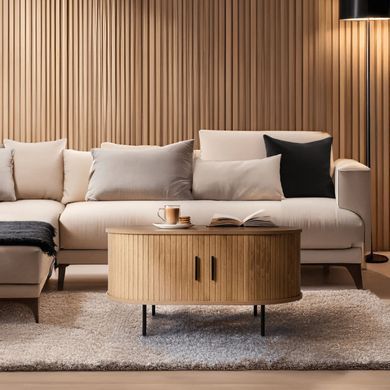 Журнальний столик MEBEL ELITE HEATHER Дуб фотографія