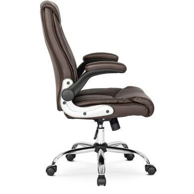Стул офисный поворотный MEBEL ELITE SORIN экокожа Коричневый фотография