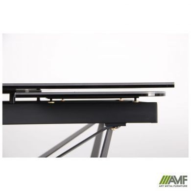 Стіл розкладний Vincent black AMF 160(240)X90 сeramics Calacatta nero фотографія