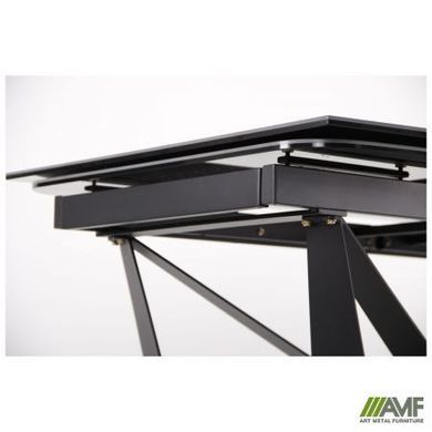 Стіл розкладний Vincent black AMF 160(240)X90 сeramics Calacatta nero фотографія