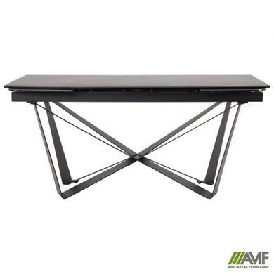 Стіл розкладний Vincent black AMF 160(240)X90 сeramics Calacatta nero фотографія
