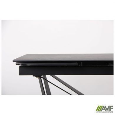 Стіл розкладний Vincent black AMF 160(240)X90 сeramics Calacatta nero фотографія