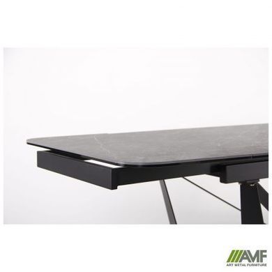 Стіл розкладний Vincent black AMF 160(240)X90 сeramics Calacatta nero фотографія