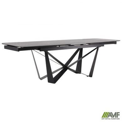 Стіл розкладний Vincent black AMF 160(240)X90 сeramics Calacatta nero фотографія