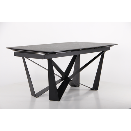 Стол раскладной Vincent black AMF 160(240)X90 сeramics Calacatta nero фотография