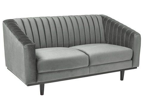 Софа ASPREY Velvet 2 Signal Сірий ** фотографія