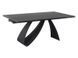Стіл Обідній DIUNA CERAMIC Signal CERAMIC SAHARA NOIR 160(240)X90 Чорна Сахара Нуар / Чорний мат