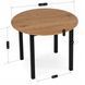 Стіл MEBEL ELITE TEO 100X100 Золотий дуб