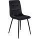 Стул бархатный MEBEL ELITE PERU Velvet, Черный фотография