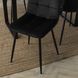 Стул бархатный MEBEL ELITE PERU Velvet, Черный