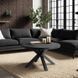 Журнальный столик MEBEL ELITE LINCOLN 80x80 Черный