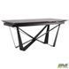 Стіл розкладний Vincent black AMF 160(240)X90 сeramics Calacatta nero