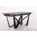 Стіл розкладний Vincent black AMF 160(240)X90 сeramics Calacatta nero