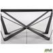 Стіл розкладний Vincent black AMF 160(240)X90 сeramics Calacatta nero