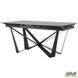 Стіл розкладний Vincent black AMF 160(240)X90 сeramics Calacatta nero