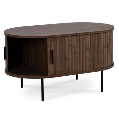 Журнальний столик MEBEL ELITE HEATHER Горіх фотографія
