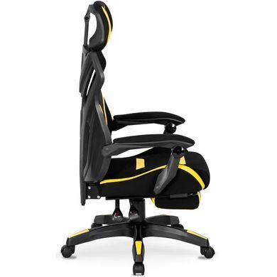 Стул офисный поворотный MEBEL ELITE MAXIMO черный / желтый фотография