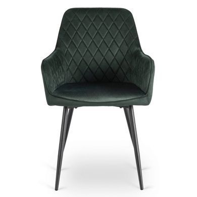 Стул бархатный MEBEL ELITE BRESSO Velvet Зеленый фотография