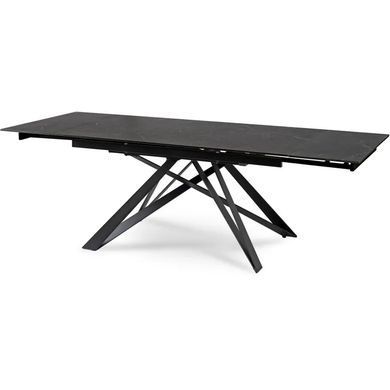 Стол раскладной MEBEL ELITE MAXIME 160(240)х91 см Черный мрамор фотография
