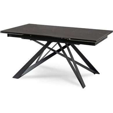 Стол раскладной MEBEL ELITE MAXIME 160(240)х91 см Черный мрамор фотография
