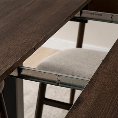 Стол раскладной круглый MEBEL ELITE HARRY 102(142)х102 см Орех фотография
