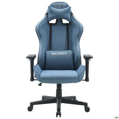 Комп'ютерне крісло VR Racer Textile Maximus AMF Синій-чорний фотографія