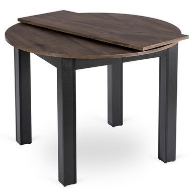 Стол раскладной круглый MEBEL ELITE HARRY 102(142)х102 см Орех фотография