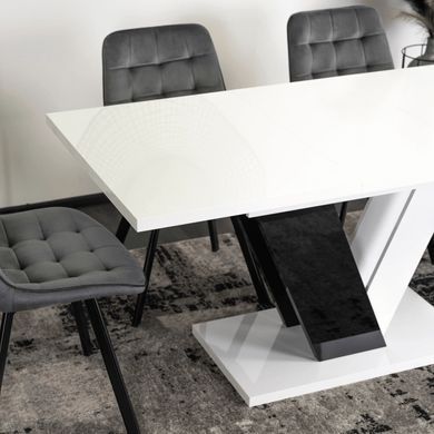 Стол раскладной MEBEL ELITE CLARK 120(160)х80 см Белый фотография