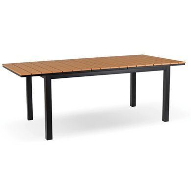 Стіл Розкладний обідній ARGOS MEBEL ELITE 140(180)х90 Дуб/чорний фотографія