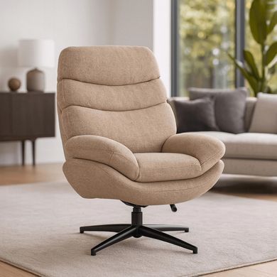 Крісло обертове MEBEL ELITE ASTURIA Беж фотографія