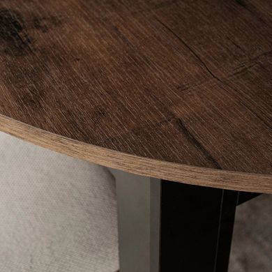 Стол раскладной круглый MEBEL ELITE HARRY 102(142)х102 см Орех фотография