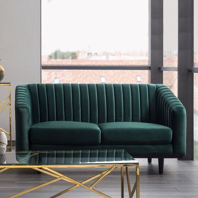 Софа ASPREY Velvet 2 Signal Зеленый ** фотография