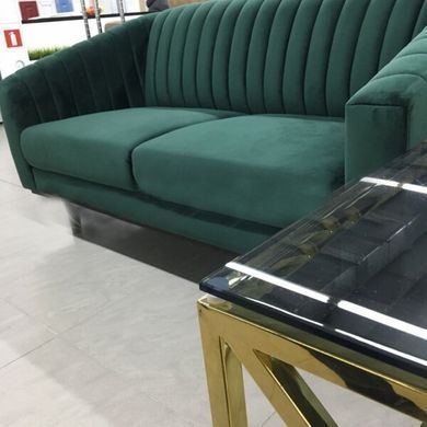 Софа ASPREY Velvet 2 Signal Зеленый ** фотография