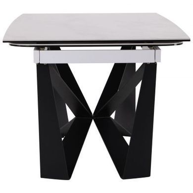 Стол раскладной Vincent black AMF 160(240)X90 сeramics Tatuario bianco фотография
