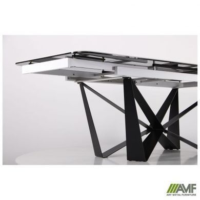 Стол раскладной Vincent black AMF 160(240)X90 сeramics Tatuario bianco фотография